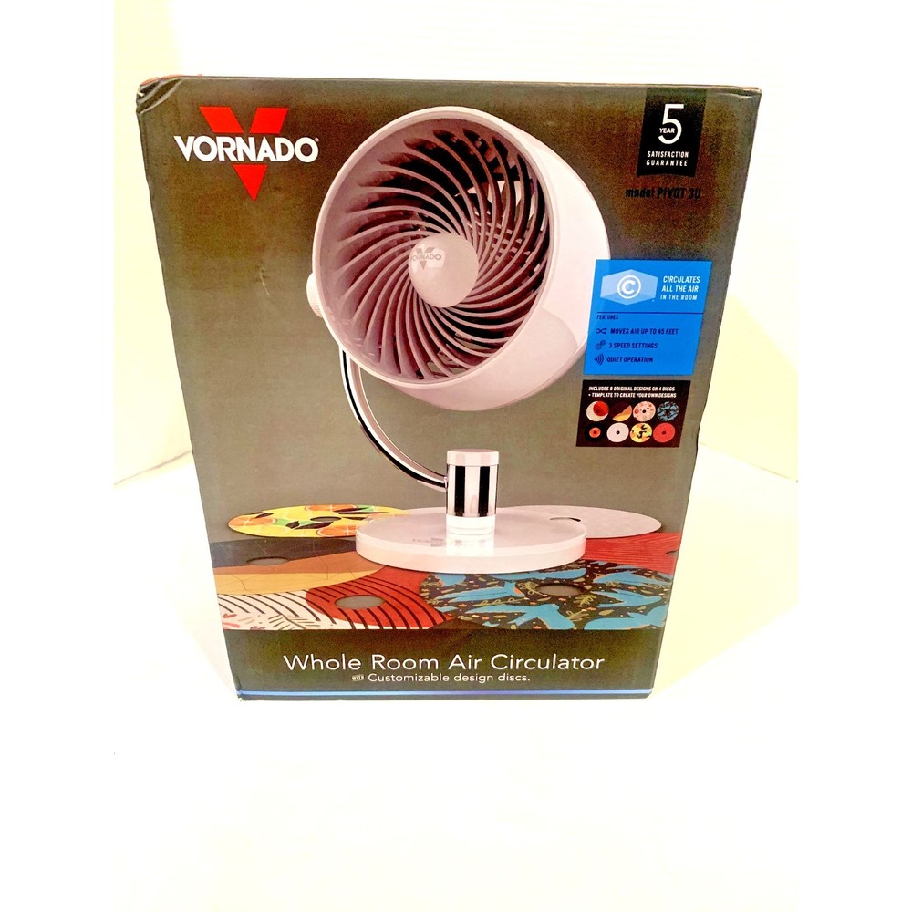 Vornado PIVOT 3U Whole Room Air Circulator - White (84194968) - Picture 4 of 5